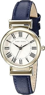 Anne Klein Women's Leather Strap Watch