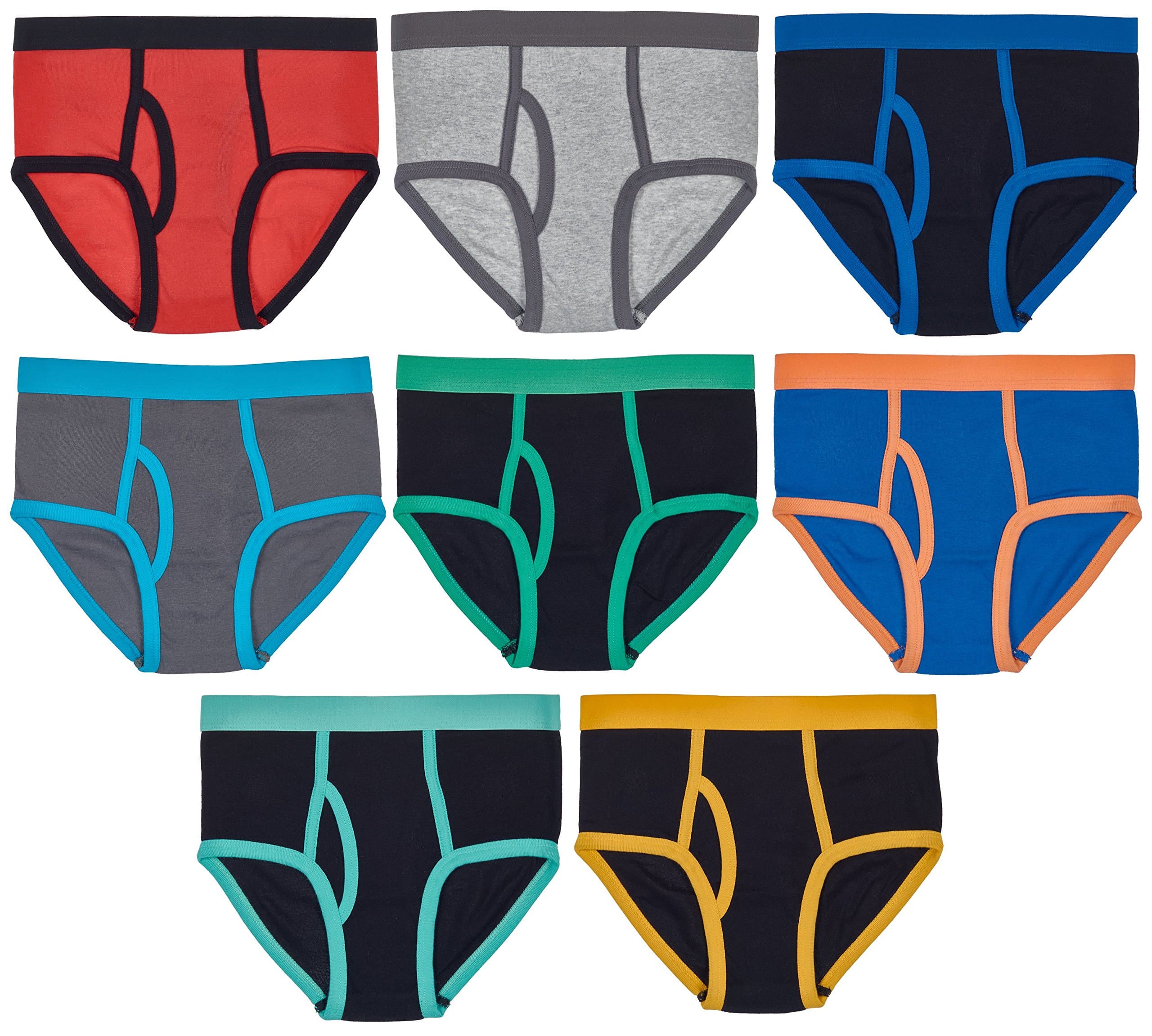 Boys' 100% Cotton Tagless Briefs