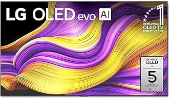 LG 77-Inch Class OLED evo AI Super Upscaling 4K G5 Series Smart TV w/Dolby Atmos, Vision, HDR10, Filmmaker Mode, Wow Orchestra, Alexa Built-in (OLED77G5WUA, 2025)