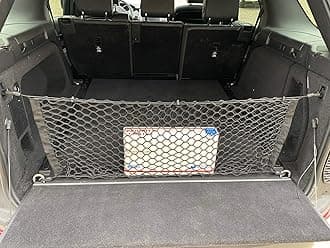 Trunk Envelope Style Automotive Elastic Mesh Cargo Net for Land Rover Discovery 2017-2025 - Premium Trunk Organizers and Storage - Luggage Net for SUV - Best Car Organizer for Land Rover Discovery