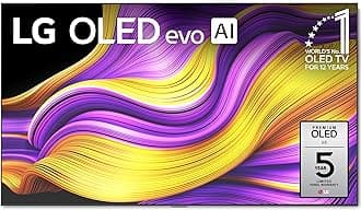 83-Inch Class OLED evo AI 4K G5 Series Smart TV w/Dolby Atmos, Dolby Vision, HDR10, AI Super Upscaling 4K, Filmmaker Mode, Wow Orchestra, Alexa Built-in (OLED83G5WUA, 2025)