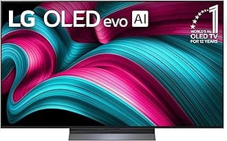 LG 55-Inch Class OLED evo AI 4K C5 Series Smart TV w/Dolby Atmos, Dolby Vision, HDR10, AI Super Upscaling 4K, Filmmaker Mode, Wow Orchestra, Alexa Built-in (OLED55C5PUA, 2025)