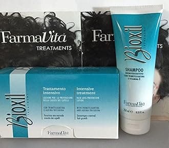FarmaVita BIOXIL INTENSIVE TREATMENT HAIR LOSS PREVENTION LOTION 12X8ML PLUS SHAMPOO 250ML