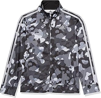 adidas Boys' Zip Front Iconic Tricot Jacket