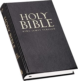 KJV Holy Bible, Pew and Worship Bible Red Letter Edition Hardcover - Ribbon Marker, King James Version, Black (KJV Pew and Worship Editions)