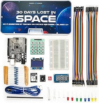 Adventure Kit: 30 Days Lost in Space for Exploratory Skills | Arduino IDE Compatible | Coding Challenge | Kids & Teens Robotics Project | Engineering Set by NASA Researcher