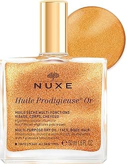 - Nuxe Prodigieu Gold Oil, 1.7 fl oz (50 ml), Hair Oil, Body Oil, Face Oil, For Whole Body, Multi-Beauty Oil, Scent, Dry Oil, Moisturizing, Dry, Moisturizing, Shiny Skin, Smooth, Sparkling, Fragrance Oil, Enchanting Scent, Gift