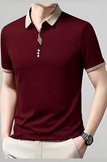 Polo T Shirt for Men || T Shirt for Man || Collar T Shirt Style Men (Packs Also Available) (Polo-55-58)