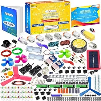kit4curious® science & fun diy activity learning educational stem toy for 7+ years - tinkering, experiment, school project, innovation kit- Multi color