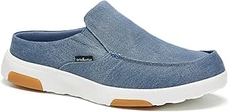 OrthoComfoot Men's Orthopedic Slip-On Loafers Walking Shoes with Arch Support: Casual Plantar Fasciitis Slippers for Flat Feet, Comfortable Orthotic Shoes for Foot and Heel Pain Relief