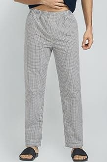 XYXX Men's Checkmate Combed Cotton Regular Fit Pyjama