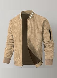 Mens Lightweight Jacket Casual Bomber Jacket Varsity Coat