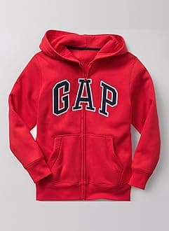 GAP Boy's Logo Hoodie Hooded Full Zip Sweatshirt Hooded Sweatshirt