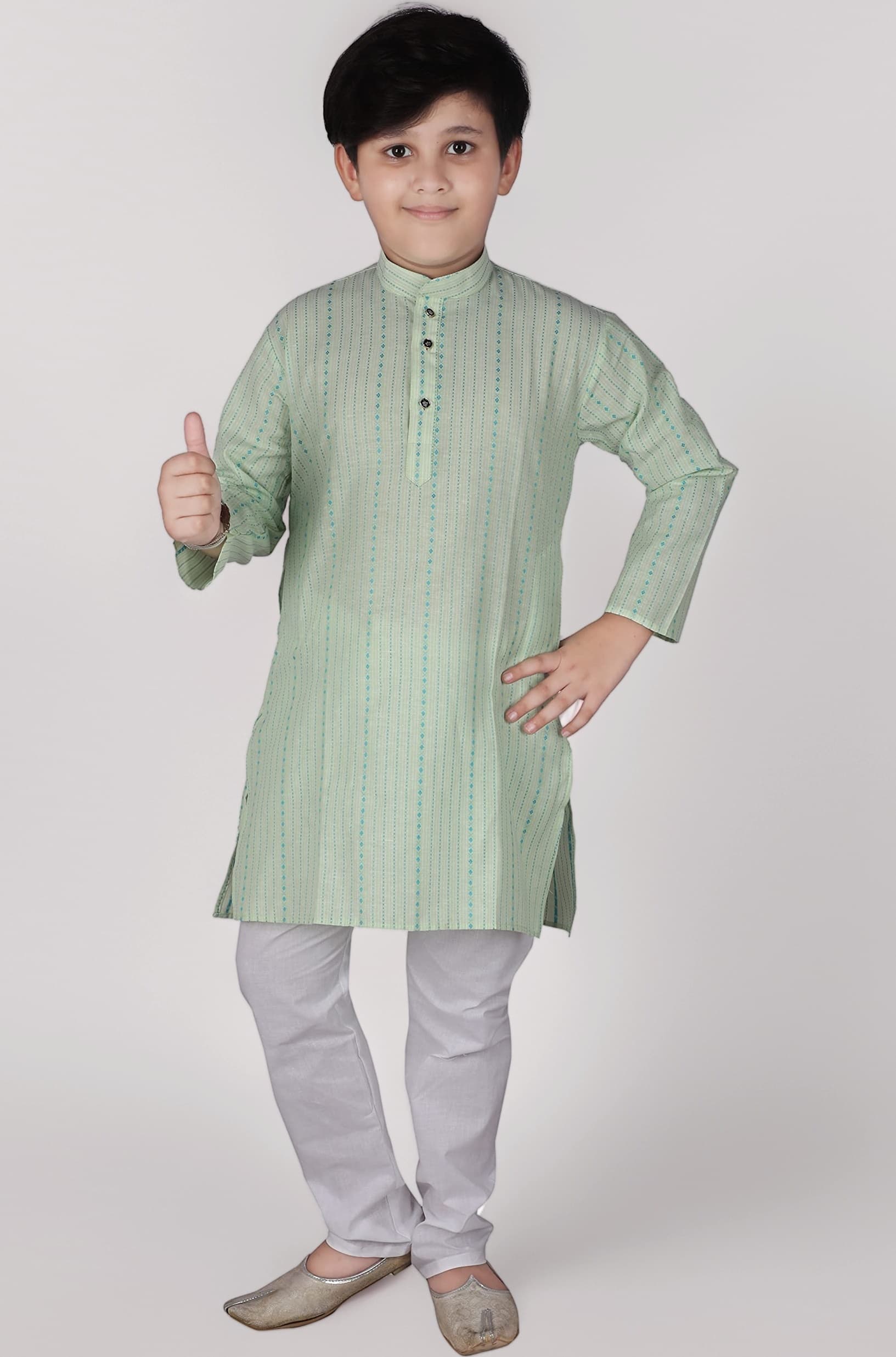 Pro-Ethic Style Developer Boy's Cotton Striped Kurta Pyjama For s | Kurta Paijama Set