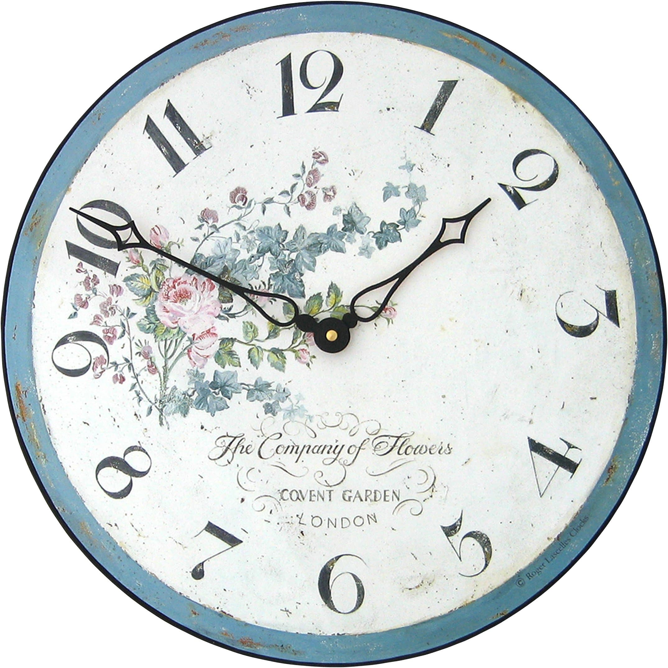 Climbing Rose Wall Clock - 36cm