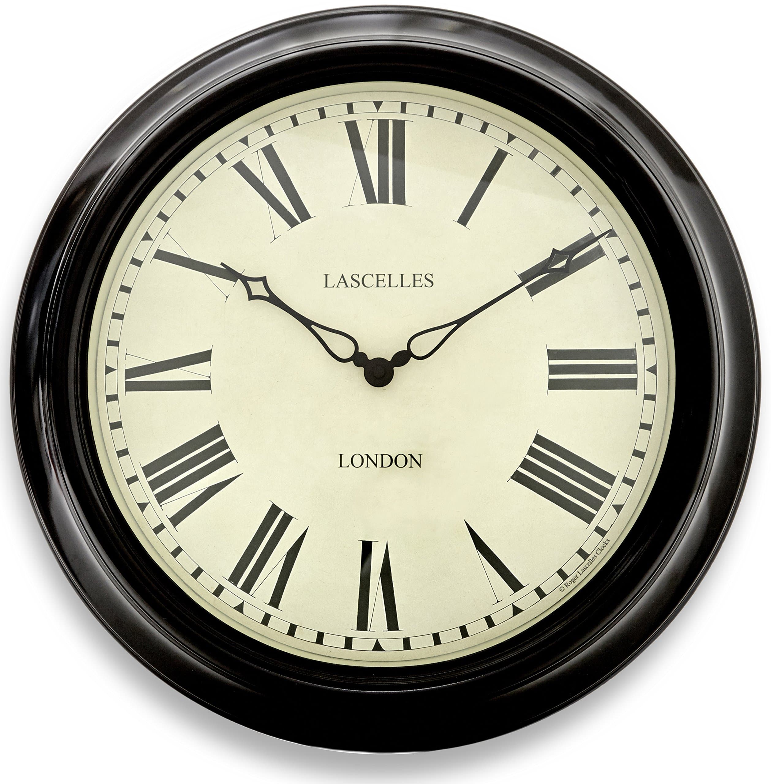 Lascelles Station Clock - ,Black,45cm