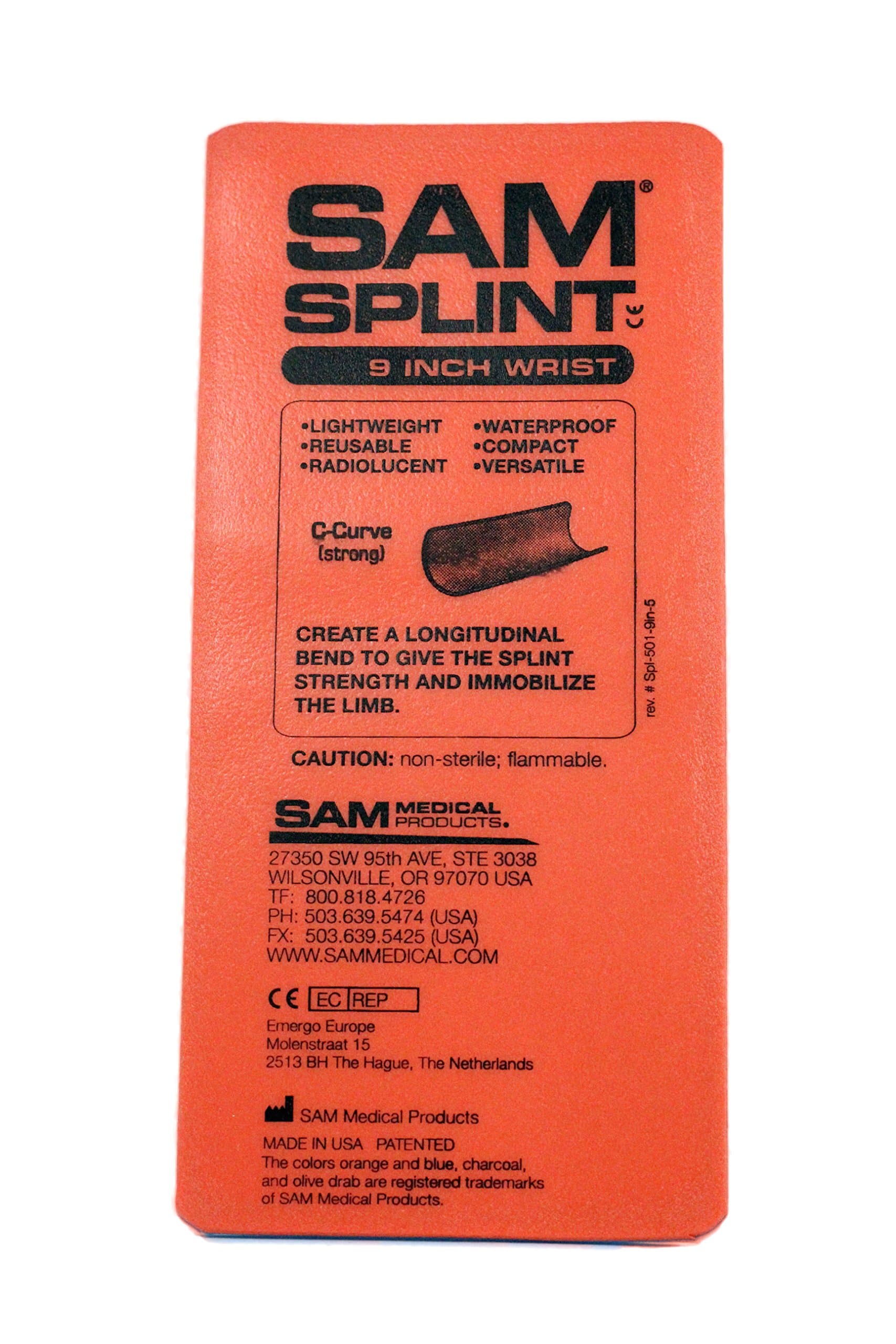 SAM MedicalProducts Flat Fold Splint
