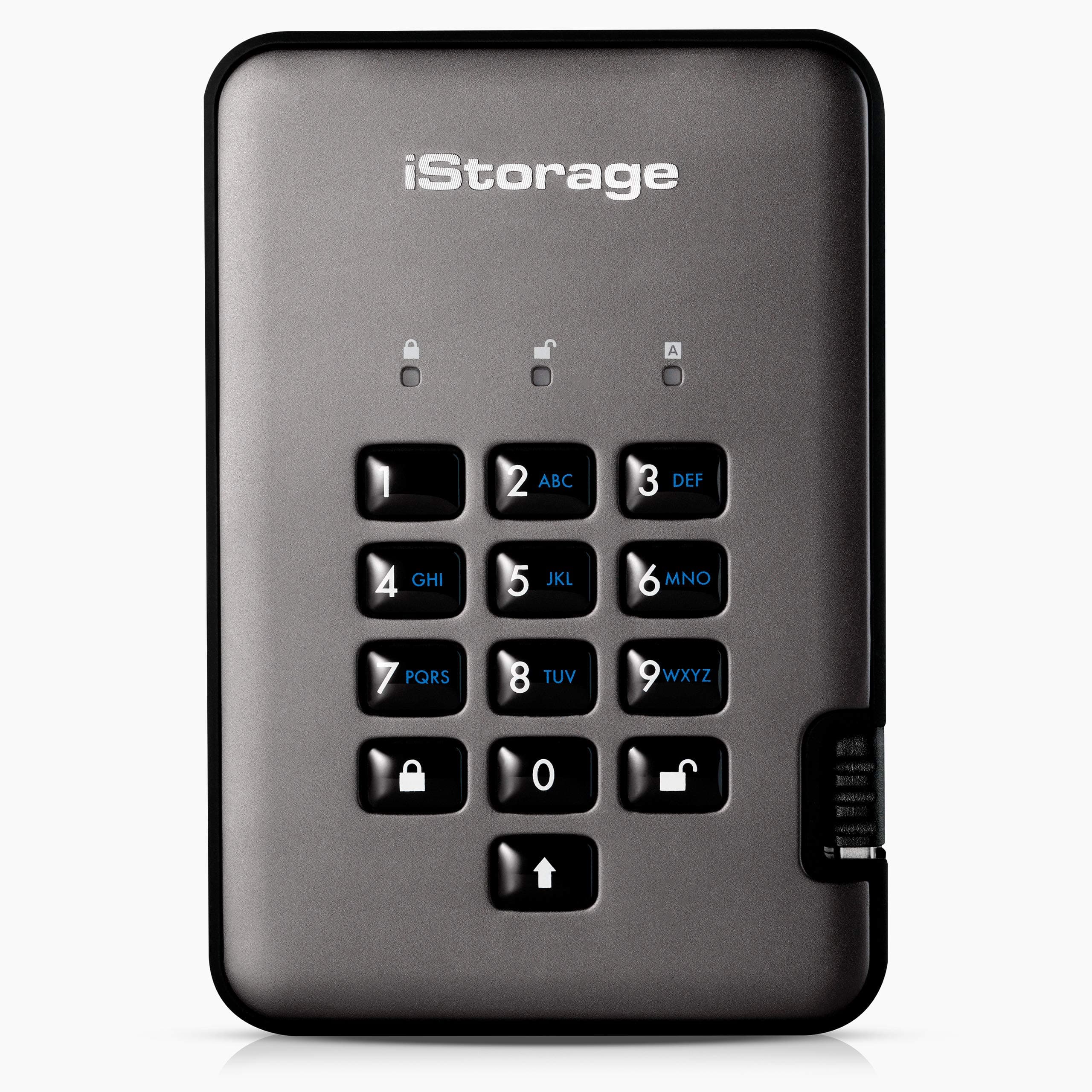 iStorage diskAshur PRO2 SSD 1TB |Secure Solid State Drive | FIPS Level 3 certified | Password protected | Dust/Water-Resistant | Hardware encryption