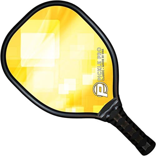 Pickle Pro Composite Pickle ball Paddle (Pickle Pro, Yellow) by Pickle Pro LLC