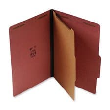 Classification Folder,1 Divider,4 Fasteners,Legal,20/BX,GN, Sold as 1 Box, 20 Each per Box