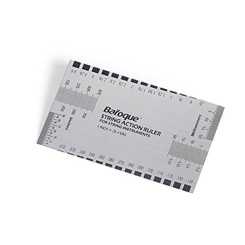 String Action Ruler Gauge Luthier Tool Tool Both Metric & Imperial for Guitar Bass Mandolin Banjo