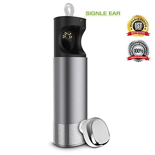 Junan U0 Workout Waterproof Ear-in Invisable Bluetooth Earpiece Earbud for Iphones Samsung LG Sony