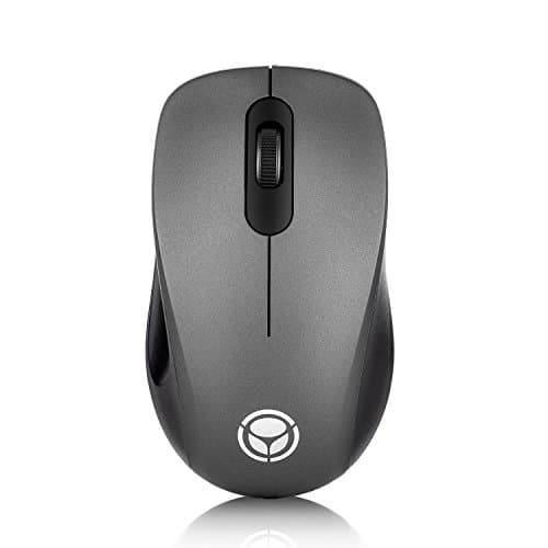 MCHEETA Wireless Mouse, 2.4G USB Wireless Mice Optical PC Computer Laptop Cordless Mouse,1200DPI Whisper-Quiet Click Compatible Windows Mac Macbook Linux(Gray)