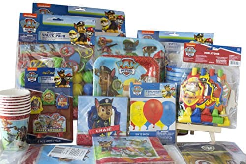 Ultimate Paw Patrol Birthday Party Pack - Includes Everything Needed: Tableware, Decorations & Fun Supplies for Kids!