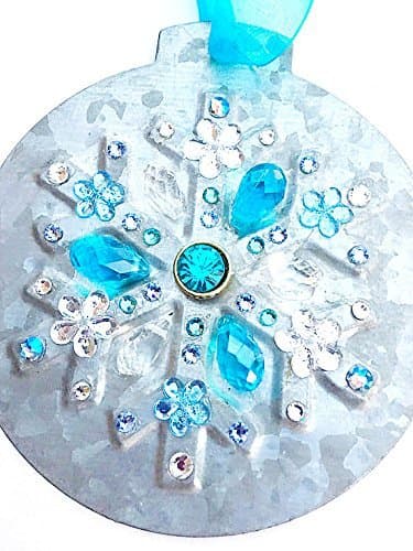 Snowflake Ornament with Swarovski Crystals