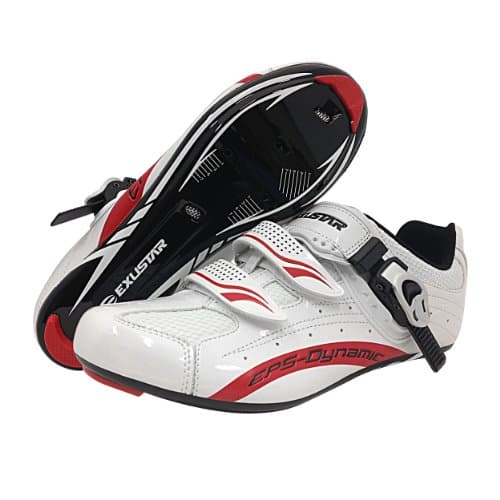 Exustar E-SR403 Road Shoe, White, Size