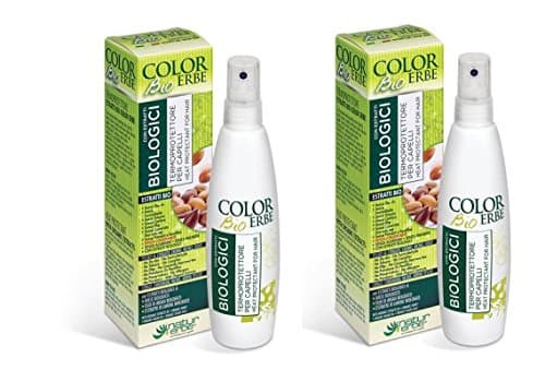 Natur – Termo Protector Spray with Extracts Bio EC 2 Packs Of 150 ml Not Unge and Herbs Not appesantisce, Protects from the Heat of plate and Hair Dryer