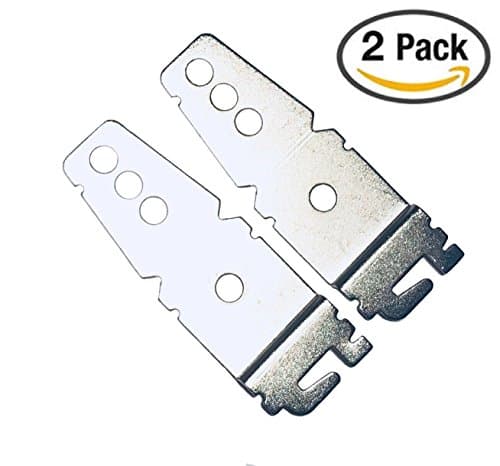 2-Pack UNIVERSAL Undercounter Dishwasher Mounting Bracket - Whirlpool, Kenmore, Sears, Maytag, Amana and other brand compatible. Comparable to 8269145 / WP8269145