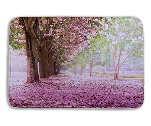 Multi Patterns 3D Printed Anti-slip Bath Rugs Anti-bacterial Soft Bathroom Mat Bathroom Carpet for Kids Safety with Memory Foam Fabric 15.7 x 23.6inches (#7)