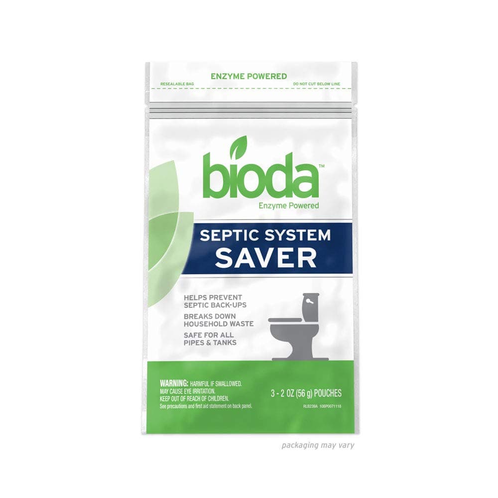 Bioda Septic System Saver, Professional Strength, 3-Pack, 3-Month Supply, BEB-00005