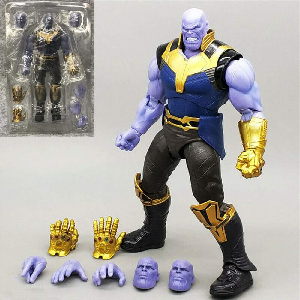 GOODKSSOP 7inch Height Funny Cute Joint Flexible Replaceable Removable Classic Action Movie Fans Character Figure Model For Xmas Gift