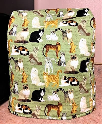 Cats on Sage Reversible Mixer Cover