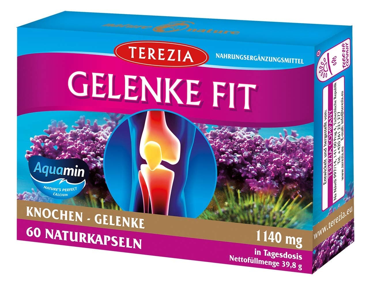 Move Help - 100% Natural Product – Bones, Joints, AQUAMINE MULTIMINERAL Complex - 60 Capsules 1140 mg