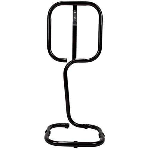 Tubular black fire extinguisher stand