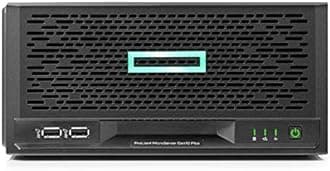 HPE ProLiant MicroServer Gen10 Plus Server with one Intel Xeon E-2224 Processor, 16 GB Memory, and 4 Large Form Factor (LFF) Non-hot Plug Drive Bays