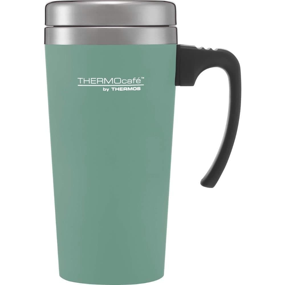 Thermo Cafe Travel Mug, Plastic, Duck Egg, 1 Count (Pack of 1)