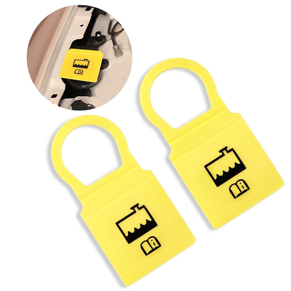 2PCS Engine Coolant Reservoir Cap,Coolant Cap Replacement OEM#55111074AA 52079331 Compatible With Jeep Chrysler Dodge Ram,Tight Sealing Coolant Recovery Tank Cap Car Accessories