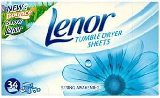 Lenor Tumble Dryer Sheets Spring Awakening 34 per pack Case of 6