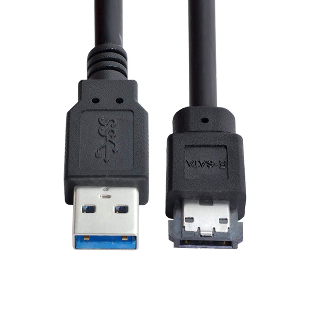 USB 3.0 to eSATA Cable for HDD/SSD/ODD 3.28FT/1.0M (One Way Transmission The USB Port Must be Connected to The Host)
