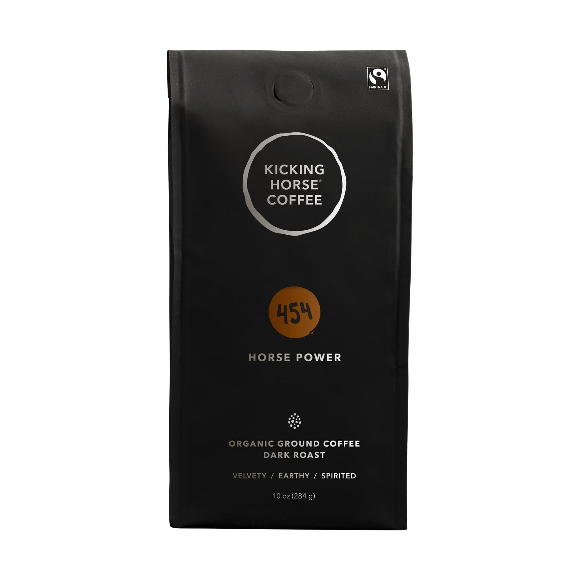 Kicking Horse Coffee 454 Horse Power Ground Coffee, 10 Ounce