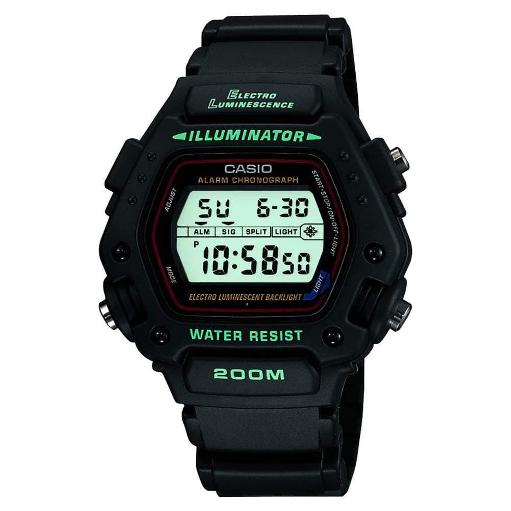 Casio Men's Digital Resin Strap Watch