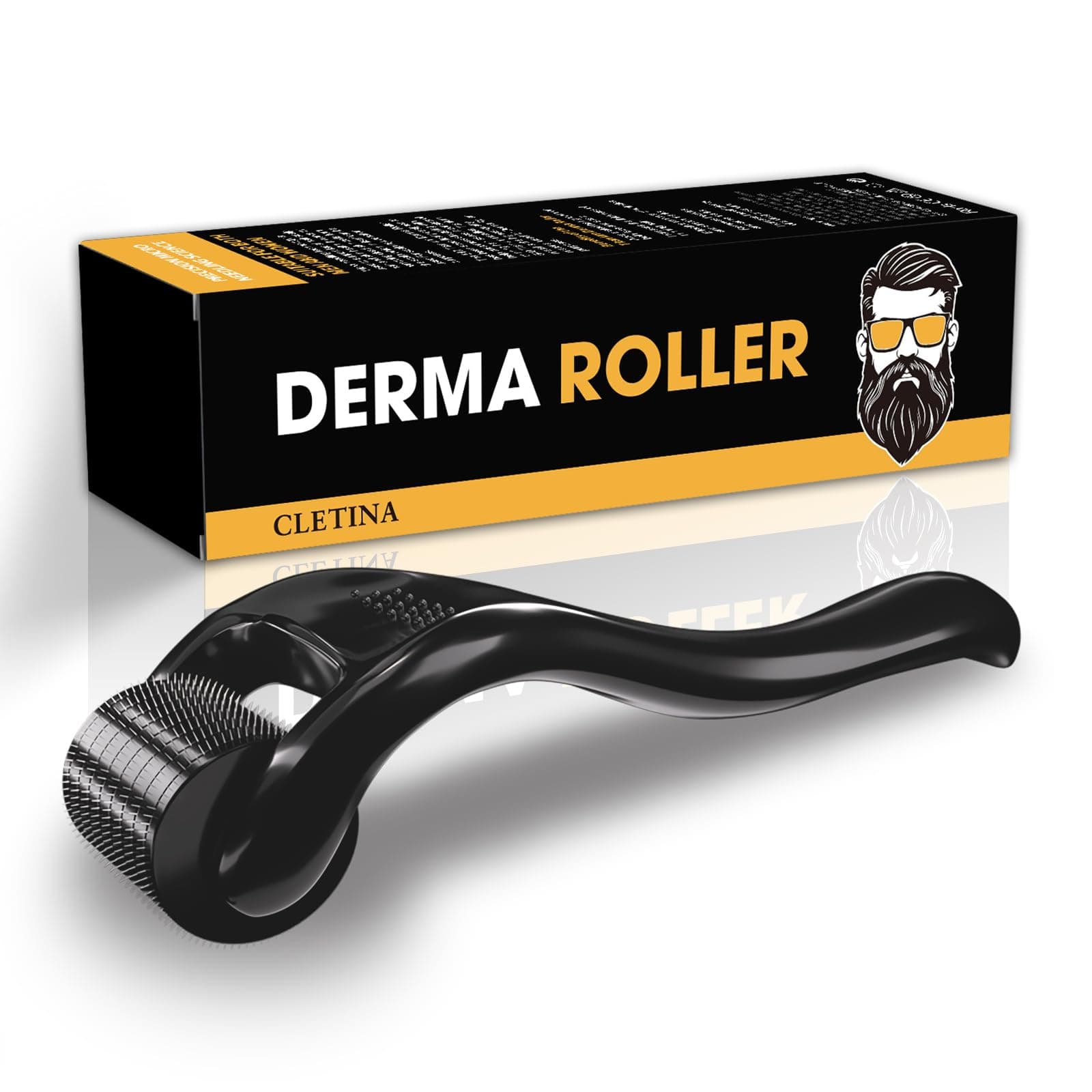 540 Titanium Derma Roller - Microneedle Micro Needle Roller for Men and Women Home Use - Microneedling Roller(#1.5#)