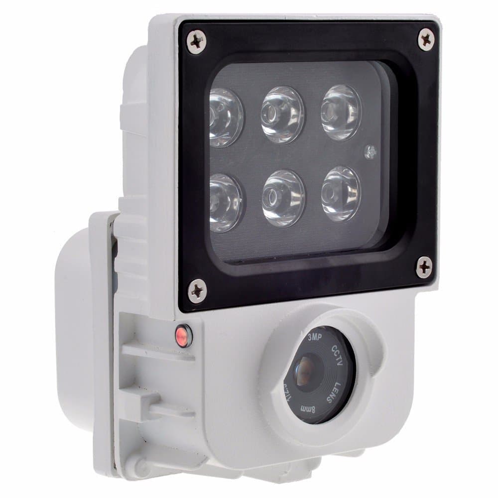 SunWebcam WiFi 1080P HD Video Security Camera and Floodlight, Wireless Motion-Activated Security Camera with Siren Alarm