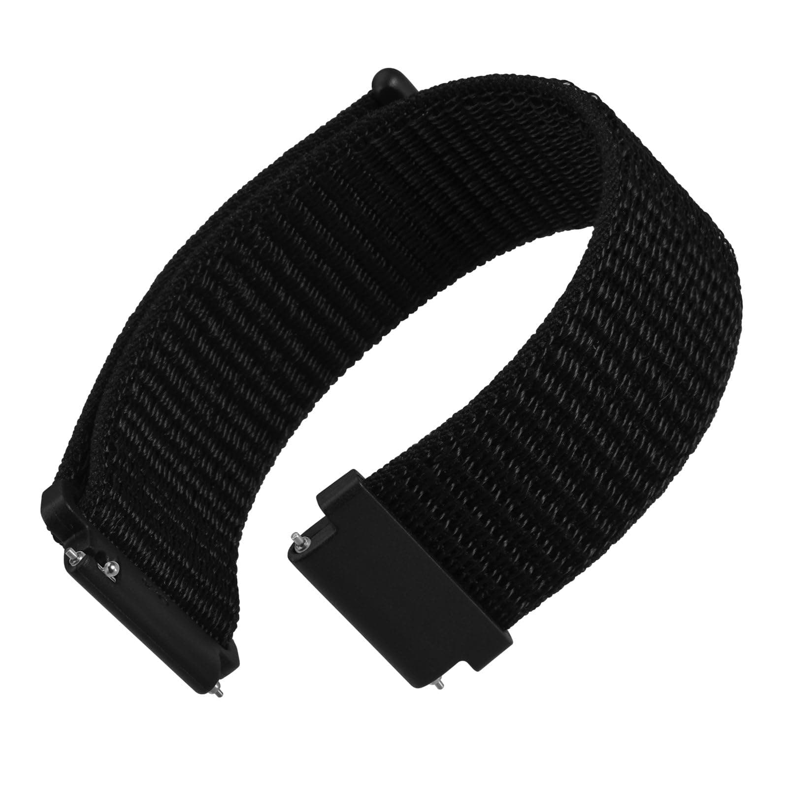 WOCCI Adjustable Nylon Sport Watch Straps with Hook and Loop Fastener, Quick Release Watch Bands for Men and Women, Band Width 18mm 20mm 22mm