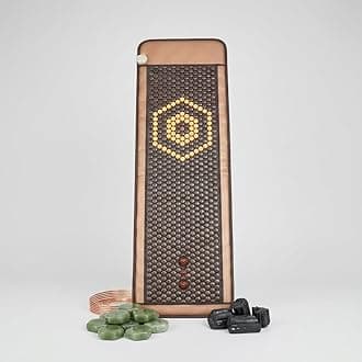 Carefit TourmaVital Infrared Compact Germanium Heating Mat | Thermal Pain Relief Massage Korean Stone Therapy