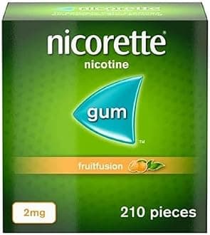 Nicorette Fruitfusion Gum 2mg Pieces 210 New-Stop Smoking AID